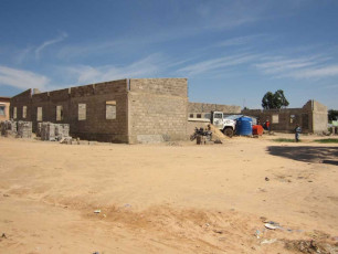 8 classroom school under construction