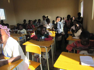 students in class at ndongua