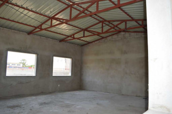classroom with roof on